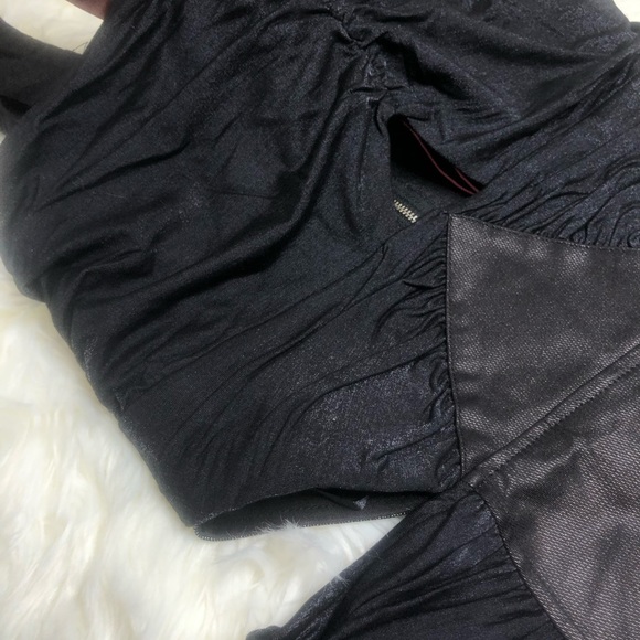 Black Party Dress With Cut Outs - Picture 3 of 8